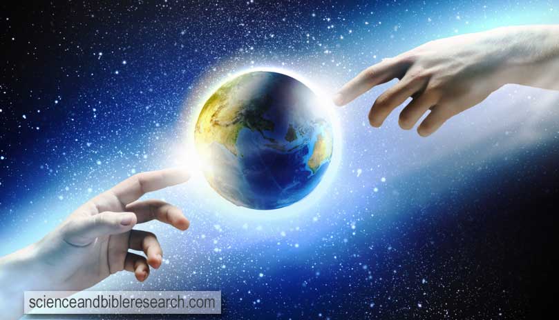 Close up of human hands touching with fingers, based on Michelangelo picture (Photo by SergeyNivens)