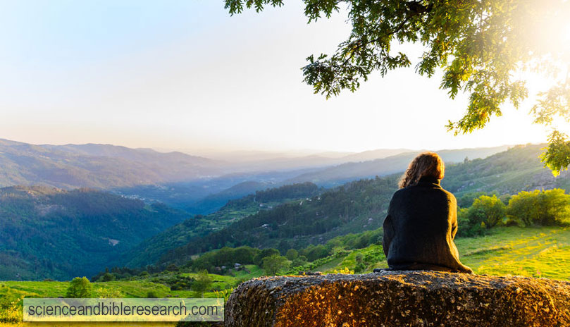 Scenic view of woman watching sunset at Peneda-Geres National Park, northern Portugal (Photo by Sergey Peterman)